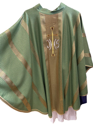 GREEN CHASUBLE & UNDERSTOLE - UCG1-SOL1-GR