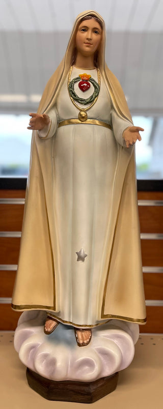 26" IMMACULATE HEART GLASS EYES - V0294