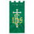 Banner - Green IHS Cross Design - VC730