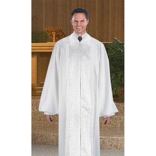 Regency Pulpit Robe - Smooth Weave Polyester/Jacquard - YC583
