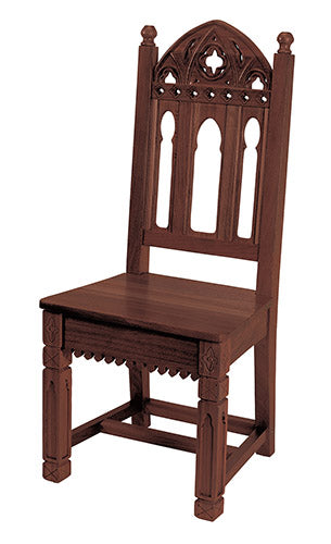 Gothic Side Chair - Walnut