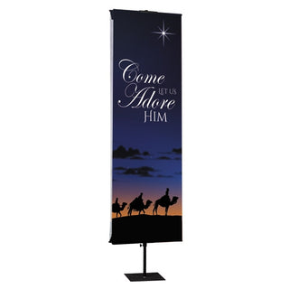 Come Let Us Adore Him 2' x 6' Banner - YD2372X6P