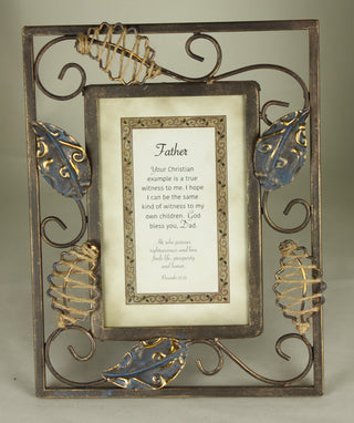 YS225 7x9 Father Picture Frame