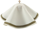 CREAM/GREEN GALLOON CIBORIUM COVER - Z92504A