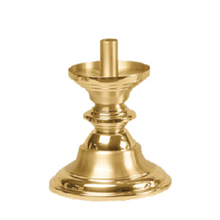 Low Candlestick 6"H Satin Bronze - ZZ1936