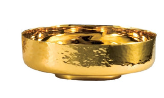 Bowl Paten - 7"D 24Kt Gold - ZZ49107