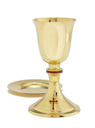 Chalice with 6" Well Paten - A-316G