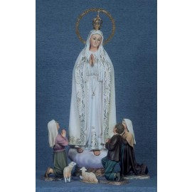A-452 T-25 Our Lady of Fatima with Children Statue