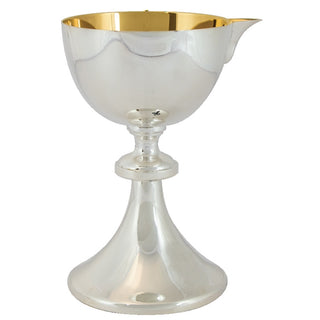 Chalice with Pouring Spout - Silverplate gold line - A-753S