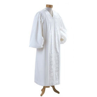 A515 Pulpit Robe - White Brocade Panels