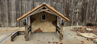 Deluxe Stable for up to 36" Nativity - AE-STABLE-DELUXE