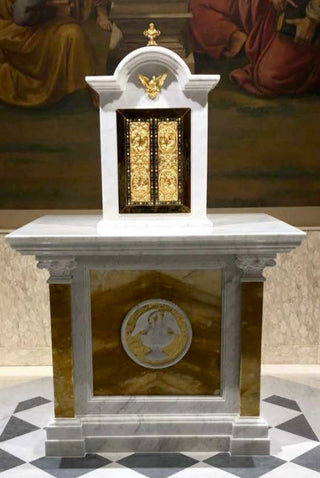 Custom Marble Altar of Repose - CC02-ALTAR-REPOSE1