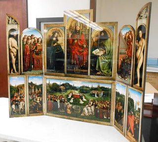 TRIP-GHENT - Altarpiece of Ghent Church-Sized Triptcyh Reproduction