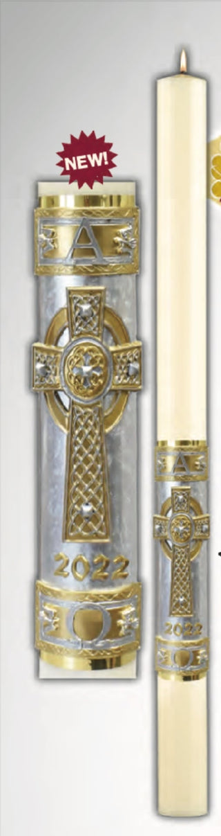 Aureum Paschal Candle 2-1/2" x 36 - 61140