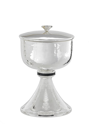 Ciborium, Silver, Gold-Line-Hammered - B-2083S