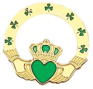 B-742 Claddagh Lapel Pin