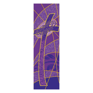 Cross with Crown of Thorns 2' x 6' Banner - B22632X6P