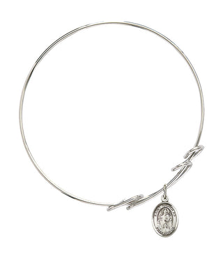 B4200RH-9080SS ST. NICHOLAS BANGLE BRACELET