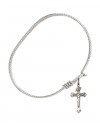 0669 Crucifix Bangle Bracelet, Available in multiple sizes and designs