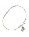 0974 Baptism Bangle Bracelet, Available in multiple sizes and designs