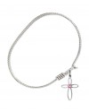 1707STN10 Loop Cross Bangle Bracelet, Available in multiple sizes and designs