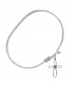 1707STN12 Loop Cross Bangle Bracelet, Available in multiple sizes and designs