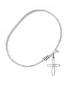 1707STN3 Loop Cross Bangle Bracelet, Available in multiple sizes and designs