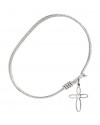 1707STN4 Loop Cross Bangle Bracelet, Available in multiple sizes and designs