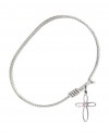 1707STN6 Loop Cross Bangle Bracelet, Available in multiple sizes and designs