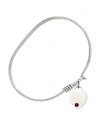 3400STN1 Heart Bangle Bracelet, Available in multiple sizes and designs