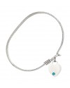 3400STN12 Heart Bangle Bracelet, Available in multiple sizes and designs