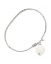 3400STN3 Heart Bangle Bracelet, Available in multiple sizes and designs