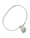 3406 Graduation Heart Bangle Bracelet, Available in multiple sizes and designs