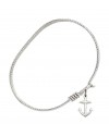 4158A Anchor Bangle Bracelet, Available in multiple sizes and designs