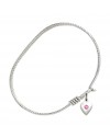 4158HSTN10 Heart Bangle Bracelet, Available in multiple sizes and designs