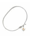 4158HSTN11 Heart Bangle Bracelet, Available in multiple sizes and designs