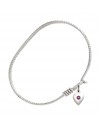 4158HSTN2 Heart Bangle Bracelet, Available in multiple sizes and designs