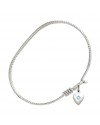 4158HSTN3 Heart Bangle Bracelet, Available in multiple sizes and designs