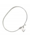 4158HSTN4 Heart Bangle Bracelet, Available in multiple sizes and designs