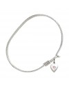 4158HSTN6 Heart Bangle Bracelet, Available in multiple sizes and designs