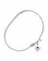 4158HSTN7 Heart Bangle Bracelet, Available in multiple sizes and designs