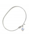 4158HSTN9 Heart Bangle Bracelet, Available in multiple sizes and designs