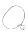 4207 Heart / Cross Bangle Bracelet, Available in multiple sizes and designs