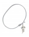 4260STN12 Guardian Angel Bangle Bracelet, Available in multiple sizes and designs