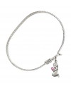 4262STN10 Praying Girl Bangle Bracelet, Available in multiple sizes and designs