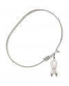 5150STN6 Cancer Awareness Bangle Bracelet, Available in multiple sizes and designs