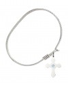 60361-STN3 Cross Bangle Bracelet, Available in multiple sizes and designs