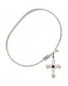 60363-STN1 Cross Bangle Bracelet, Available in multiple sizes and designs