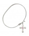 60363-STN10 Cross Bangle Bracelet, Available in multiple sizes and designs