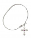 60363-STN2 Cross Bangle Bracelet, Available in multiple sizes and designs